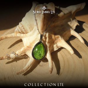 Collier pendentif Larme d'Amazonie