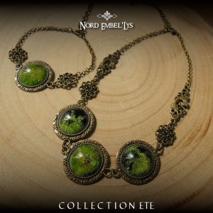 Parure en résine Verdoyance