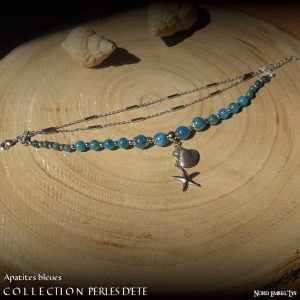 Bracelet Méditerranée apatites