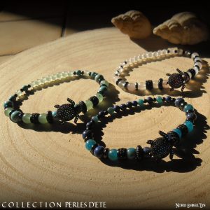 Bracelets extensibles Tortue Noire